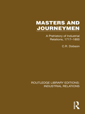 cover image of Masters and Journeymen